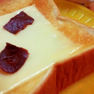 簡単♪佃煮チーズトースト